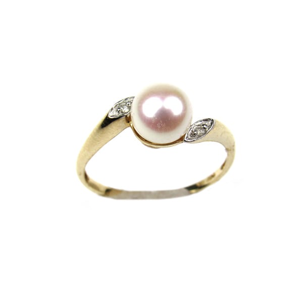 genuine pearl ring