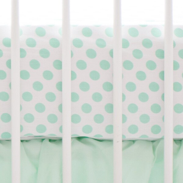 polka dot crib bedding