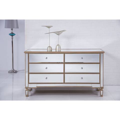 Elegant Lighting Contempo Six Drawer Dresser