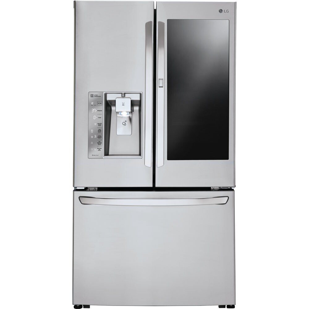 Shop Lg Lfxc24796s 36 Inch Counter Depth French Door Refrigerator