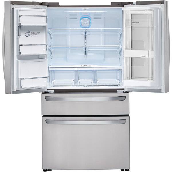 Shop Lg Lmxs30796s 30 Cu Ft Instaview Door In Door