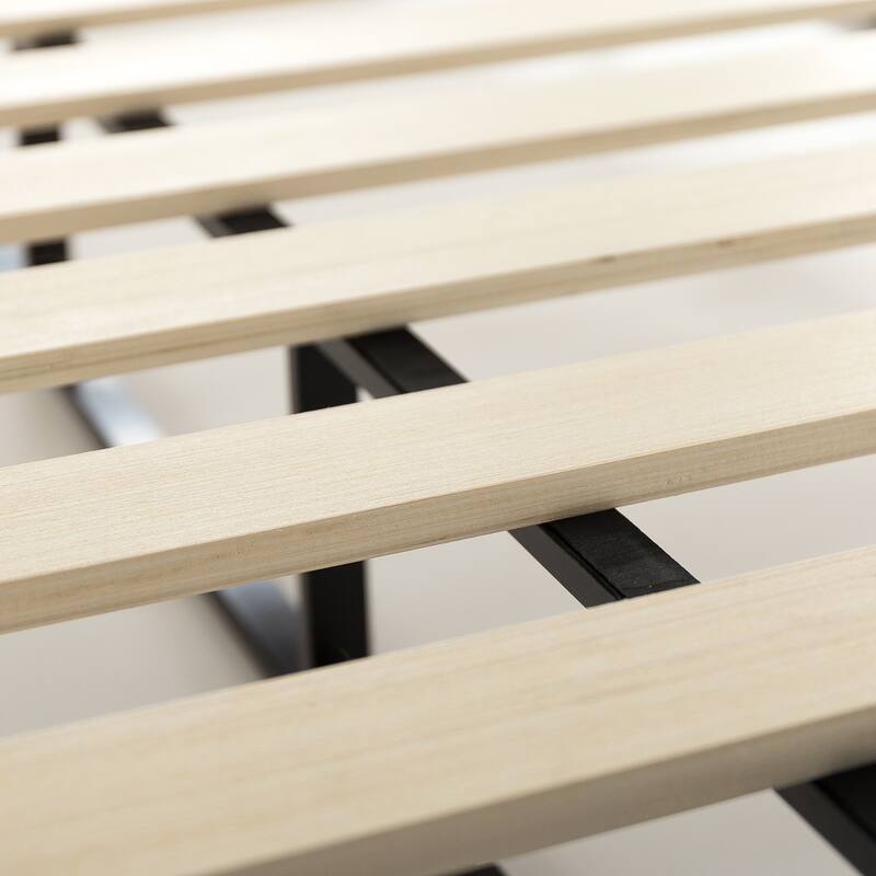 Priage by ZINUS 9-inch Metal Box Spring with Wood Slats