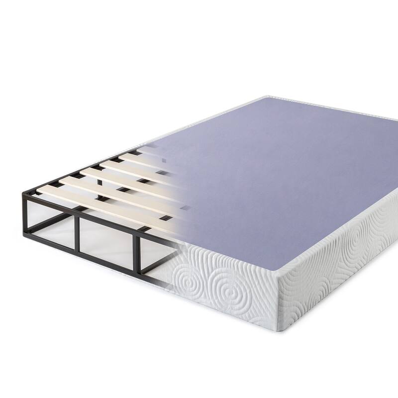 Priage by ZINUS 9-inch Metal Box Spring with Wood Slats