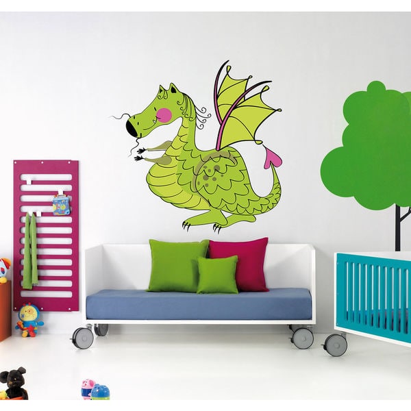 Full Color Magic Dragon Full Color Decal, Full color sticker, colored ...