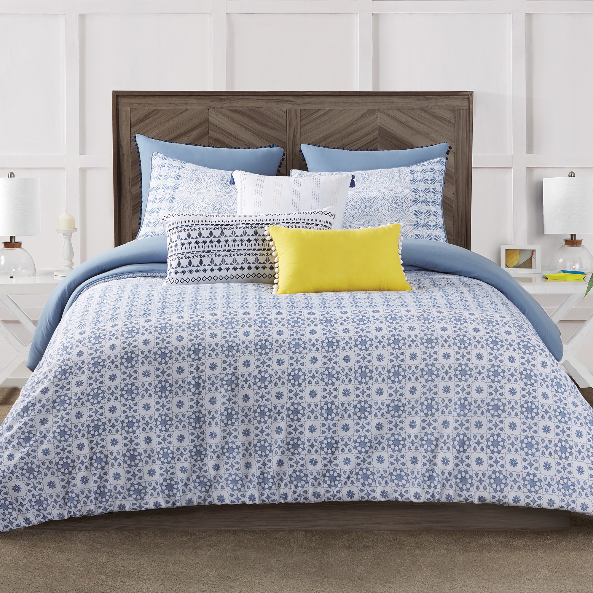 Shop Antik Batik Indigo 3 Piece Duvet Cover Set Free Shipping