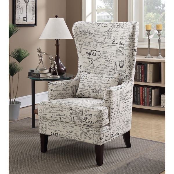 Picket House Furnishings Kegan Accent Chair In French Script Picket House Furnishings Kegan Accent Chair In French Script