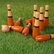 preview thumbnail 20 of 36, Lawn Bowling, 8 inch Wooden Lawn Game by Hey! Play!