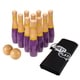 preview thumbnail 5 of 36, Lawn Bowling, 8 inch Wooden Lawn Game by Hey! Play! Yellow/Purple