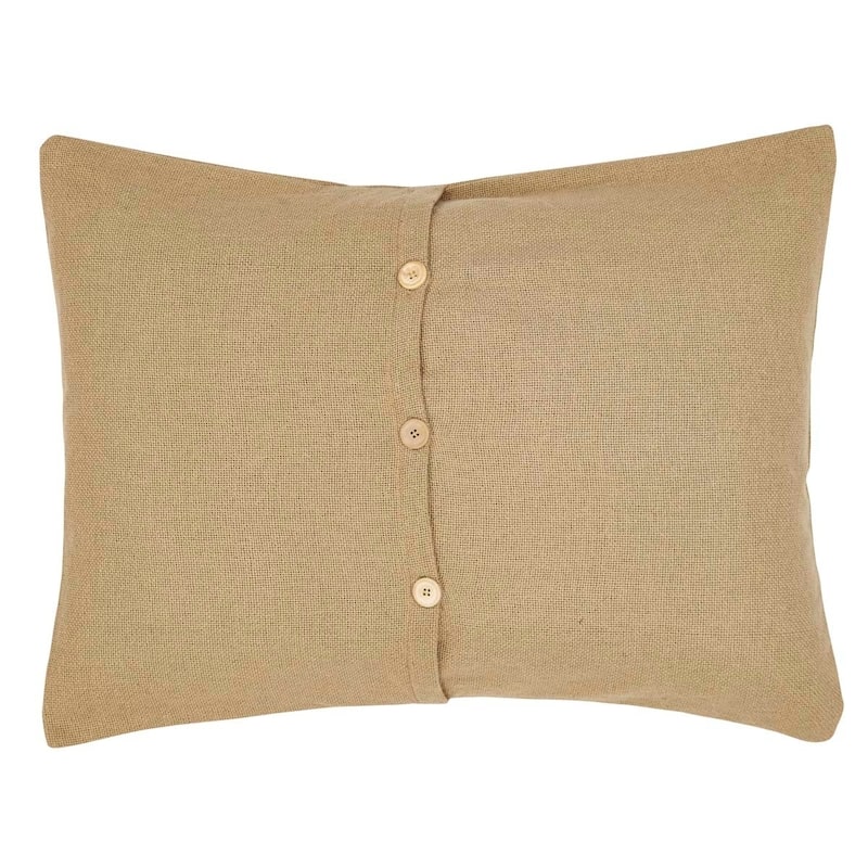 Farmhouse Bedding VHC Burlap Natural Sham Cotton Solid Color Cotton Burlap