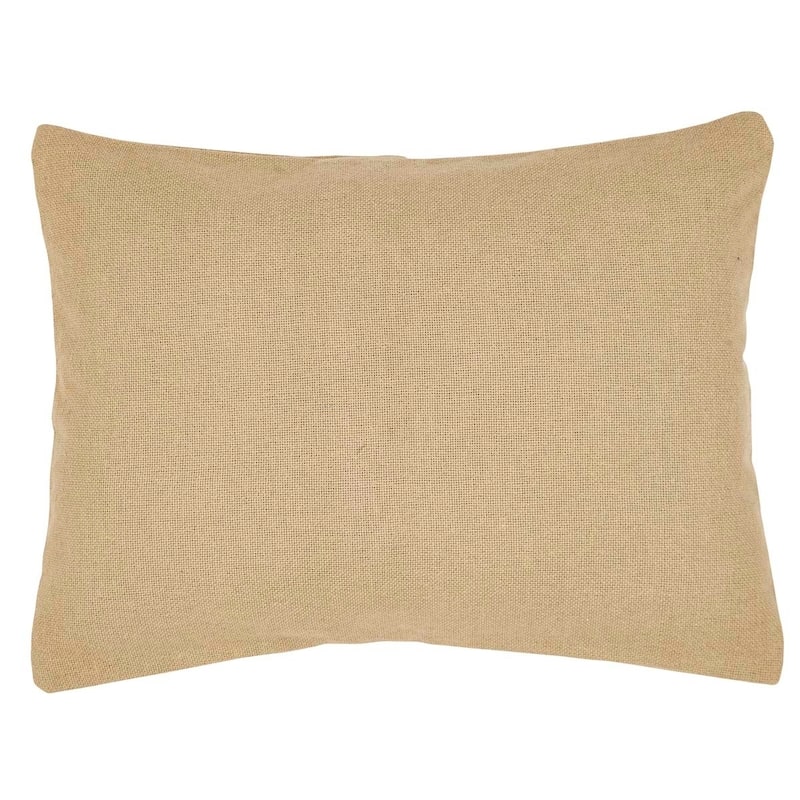 Farmhouse Bedding VHC Burlap Natural Sham Cotton Solid Color Cotton Burlap