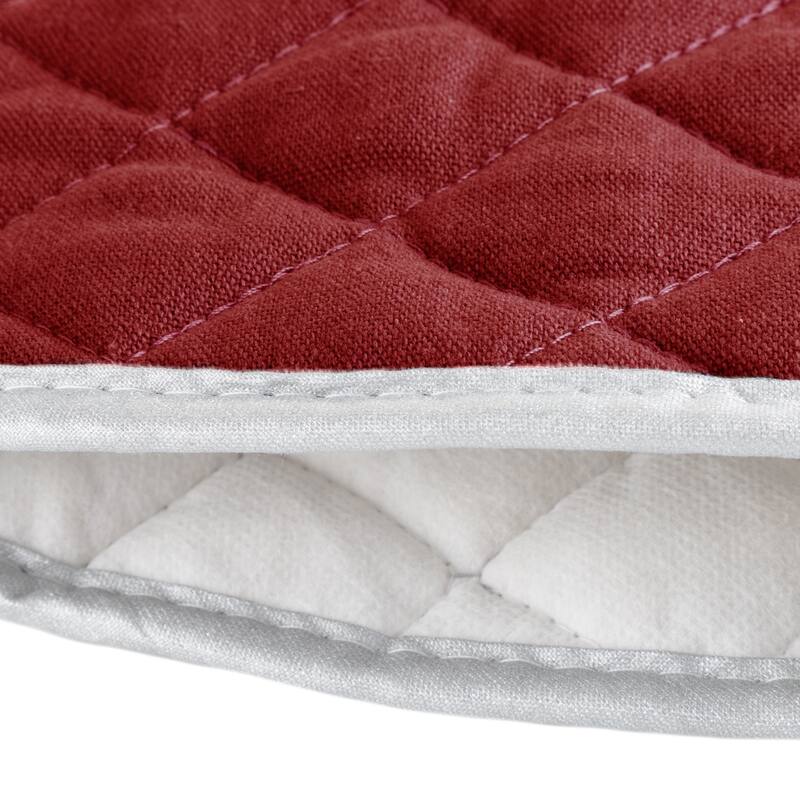 Oven Mitts, Set of 2 Oversized Quilted Mittens, Flame and Heat Resistant By Windsor Home