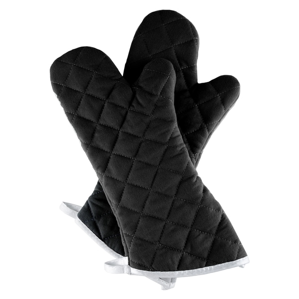 Shop Oven Mitts, Set of 2 Oversized Quilted Mittens, Flame and Heat ...