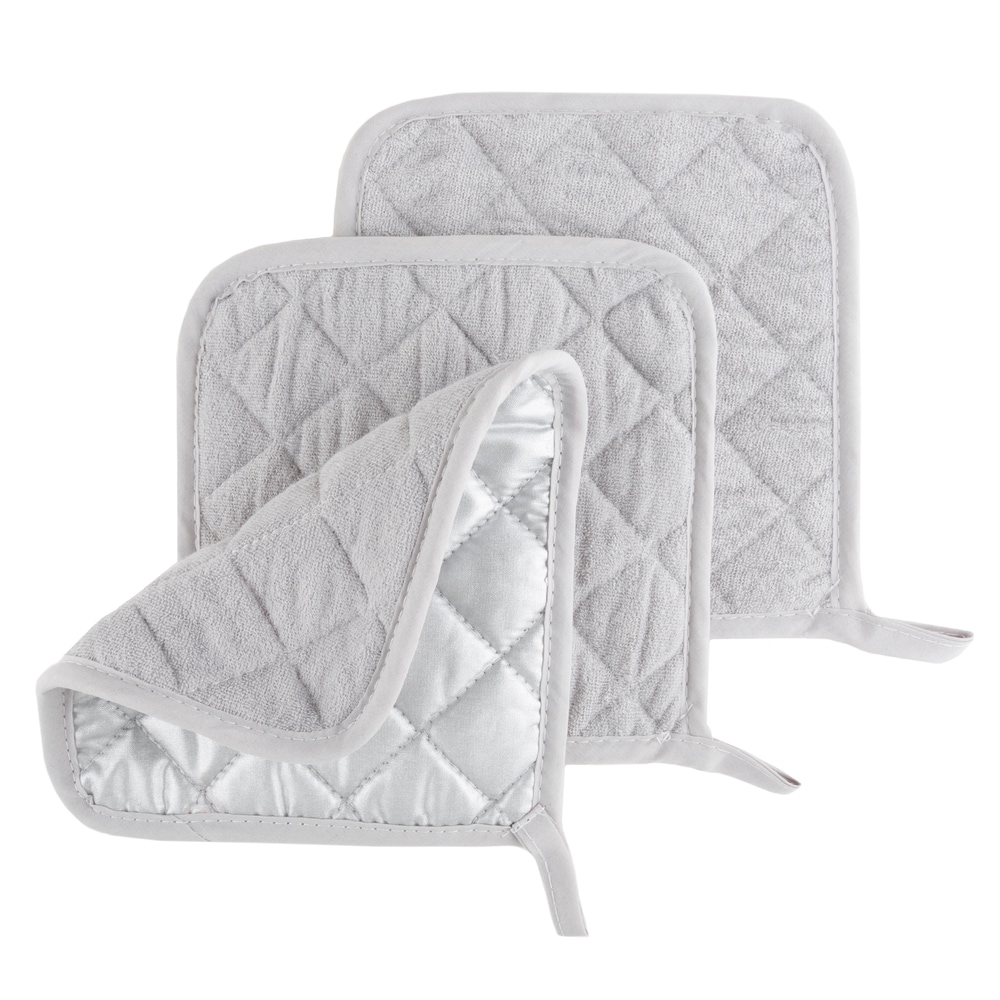 Pot Holder Set, 3 Piece Set Of Heat Resistant Quilted Cotton Pot Holders By  Windsor Home - On Sale - Bed Bath & Beyond - 15635908