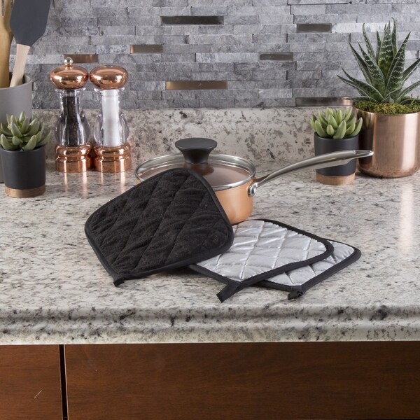 Pot Holder Trivet Mat Spoon Rest Heat Resistant Kitchen Oven Grip Tools Q
