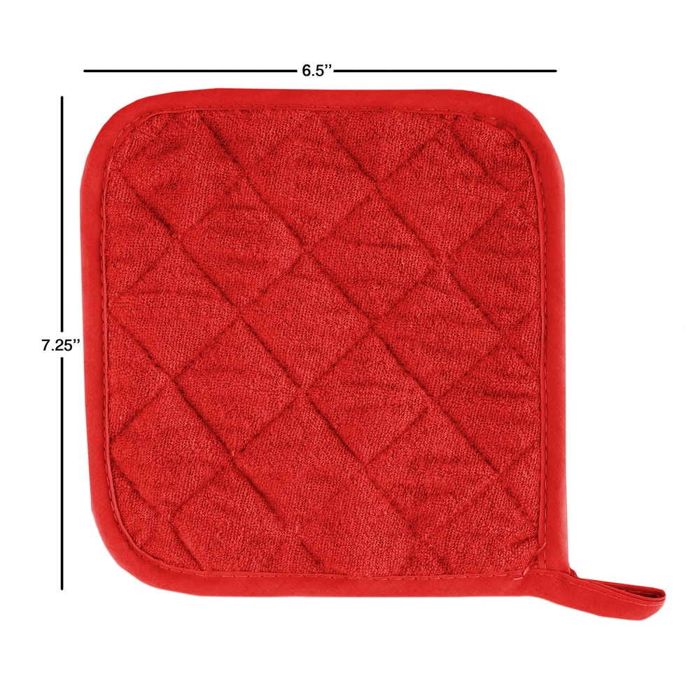Pot Holder Set, 2 Piece Oversized Heat Resistant Quilted Cotton Pot Holders  By Windsor Home - On Sale - Bed Bath & Beyond - 15635903