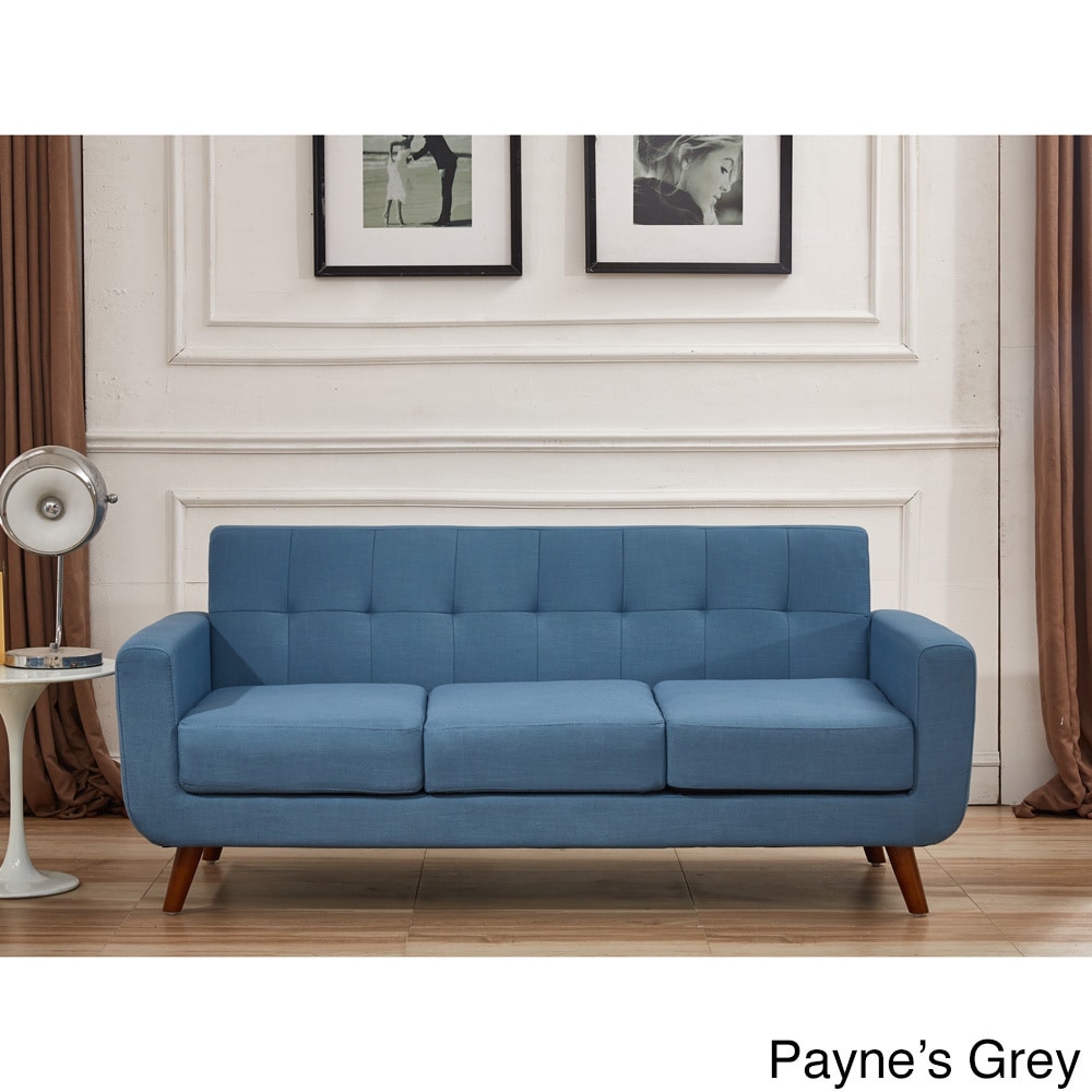 U S Pride Furniture Grace Rainbeau Linen Upholstered Tufted Mid U S Pride Furniture Grace Rainbeau Linen Upholstered Tufted
