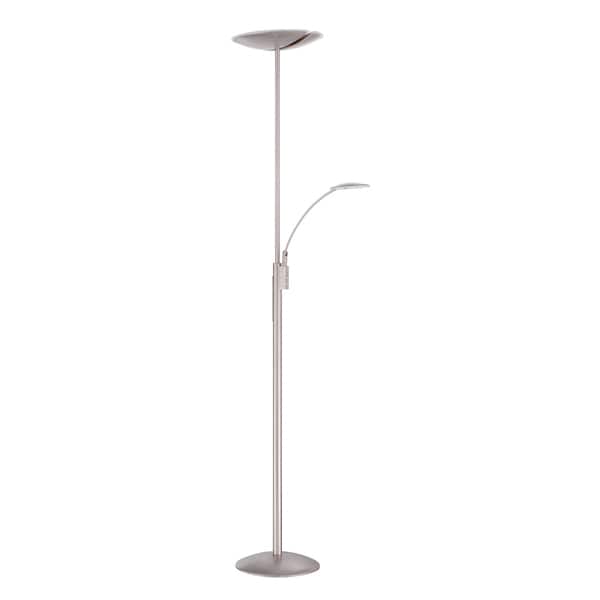 Splitz Series Satin Nickel 72 Inch Led Torchiere Floor Lamp 72 Inch Led Torchiere Floor Lamp