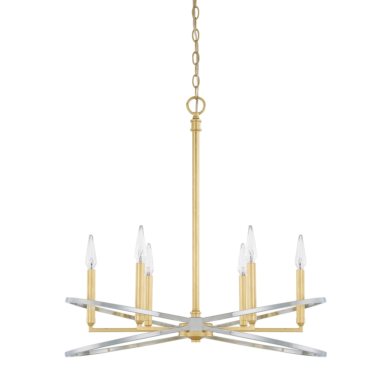 Capital Lighting Fire & Ice Collection 6-light Fire/Ice Chandelier - Chandeliers For Bedrooms by Overstock.com
