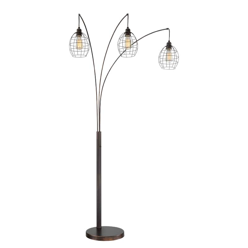 Lite Source 3-Light Kaden Arch Lamp