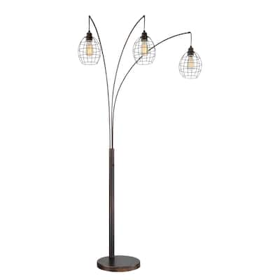 Lite Source 3-Light Kaden Arch Lamp