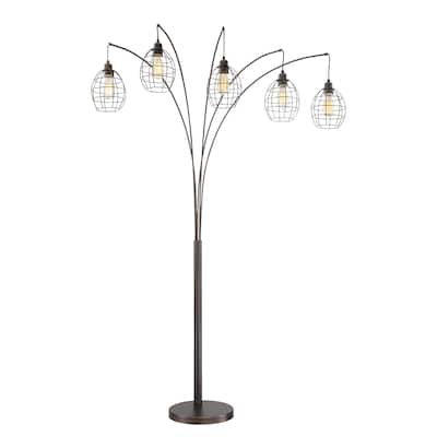 Lite Source 5-Light Kaden Arch Lamp