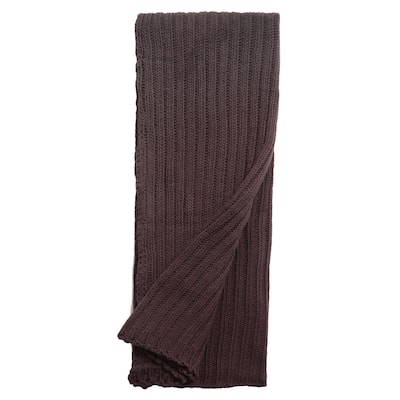 Samson Charcoal Knitted Throw