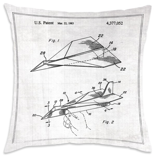 airplane decorative pillow