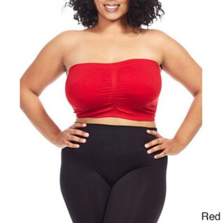 plus size red tube top