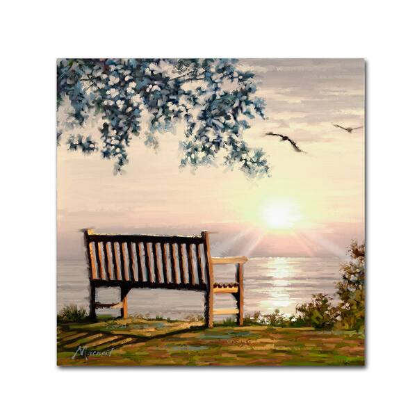 The Macneil Studio 'Ocean View' Canvas Art - Overstock - 15647282