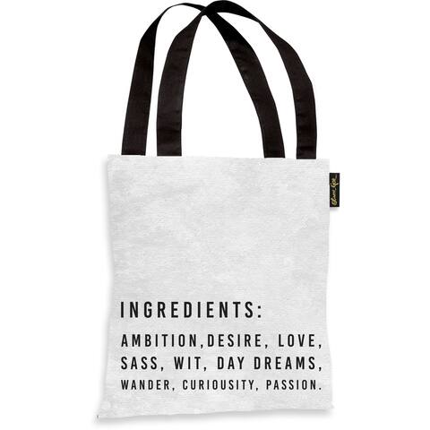 Oliver Gal 'Ingredients' Tote Bag