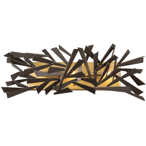 Bermuda 3-Light Antique Gold/Rustic Bronze Bath Fixture