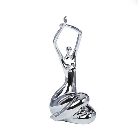 Classic Elizabeth Contemporary Woman Sculpture - Large Size 21'' - N/A