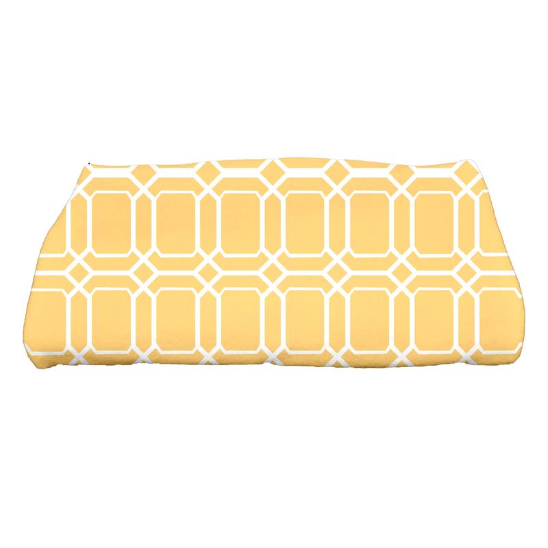 30 x 60-inch, O the Fun, Geometric Print Bath Towel