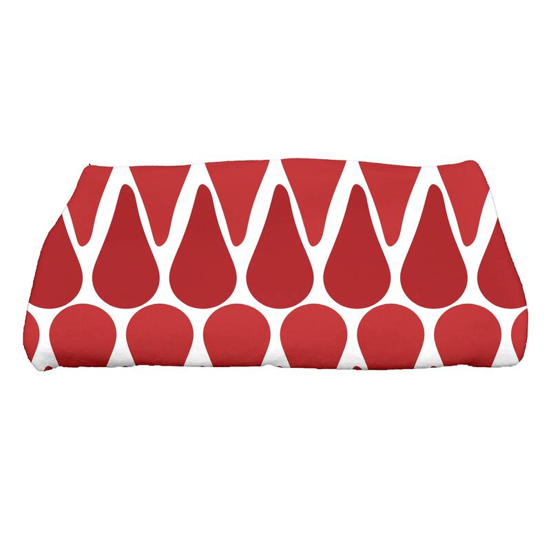 30 x 60-inch, Watermelon Seeds, Geometric Print Bath Towel