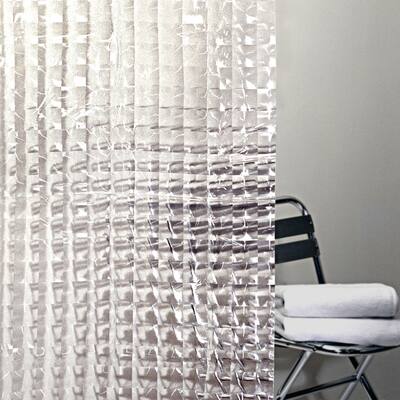Splash Home Cubic Clreat Shower Curtain