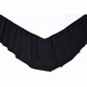 preview thumbnail 5 of 3, Primitive Bedding VHC Solid Color Bed Skirts Gathered Cotton Country Black - Queen - Rustic - Solid Color