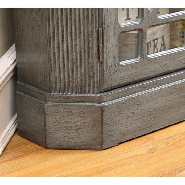 Joplin Texture Grey Two Door Corner Media Bed Bath & Beyond