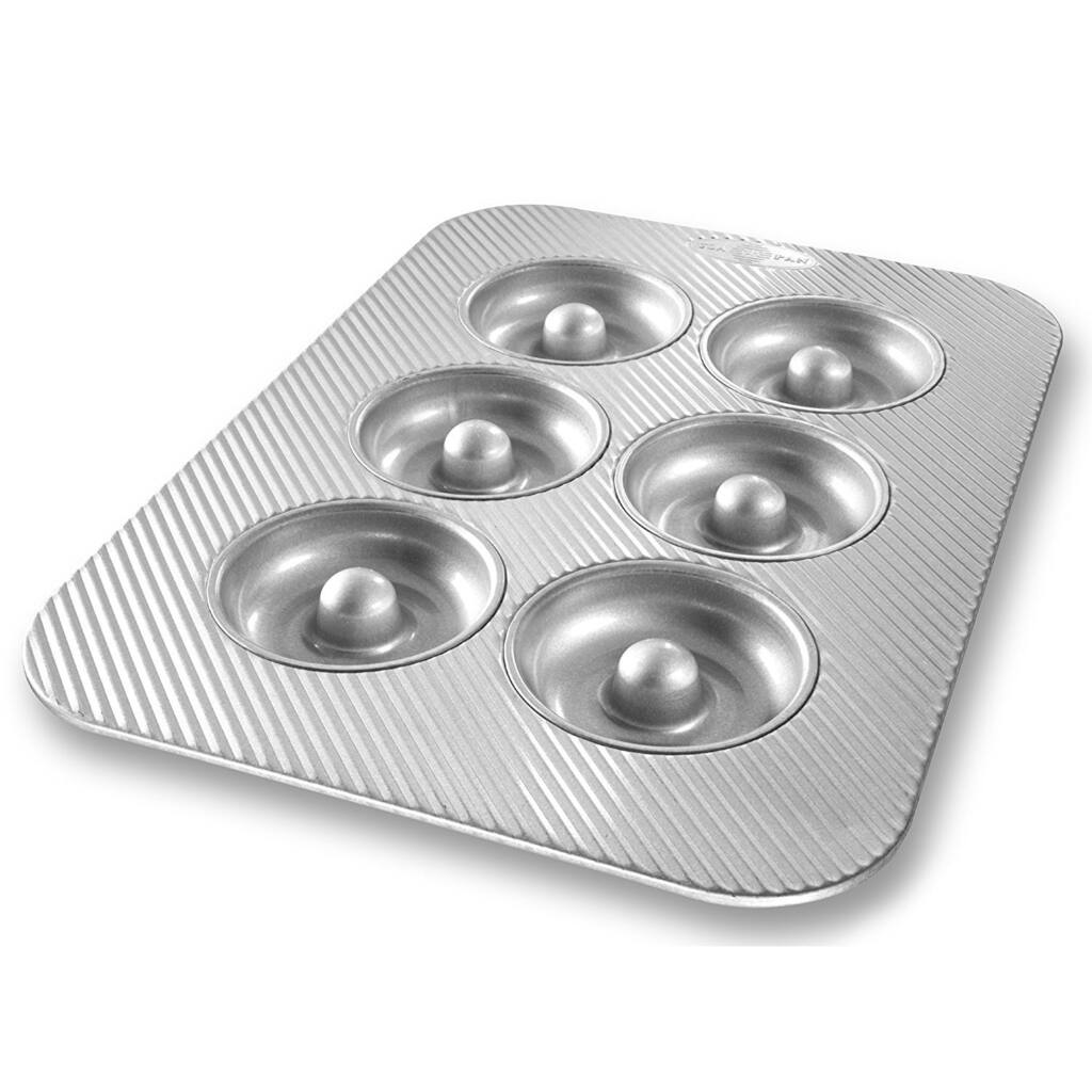6-Well Donut Pan - Silver