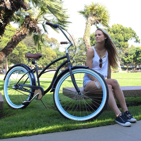 blue womens bicycle