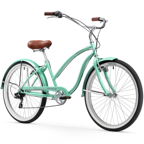 mint green beach cruiser