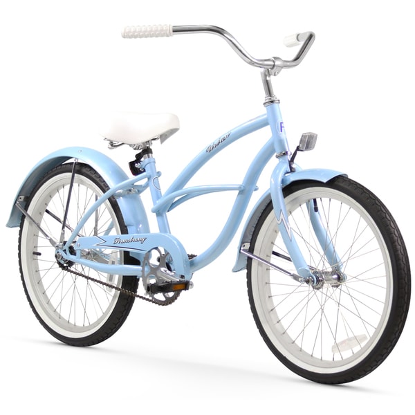 light blue girls bike