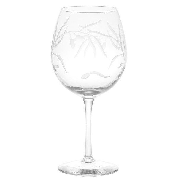 Shop Rolf Glass Olive Branch 18 Ounce Balloon Wine Glass Set Of 4