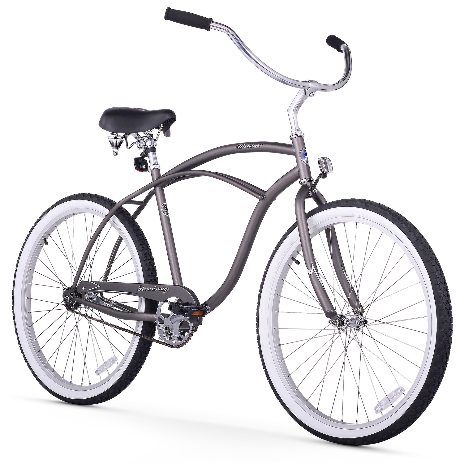 firmstrong urban man single speed beach cruiser bicycle