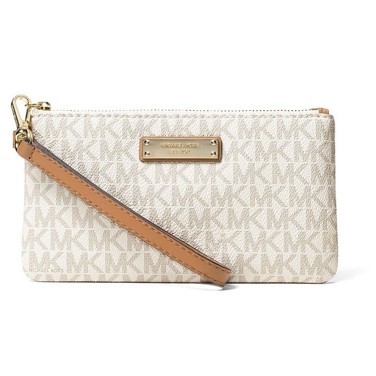 michael kors signature jet set wristlet