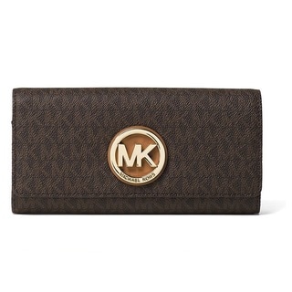 michael kors hamilton large flap wallet