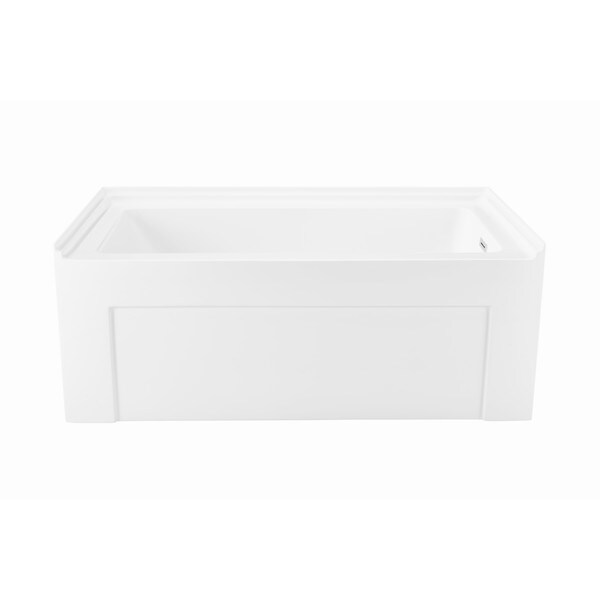 60 inch alcove soaker tub