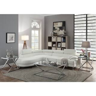 White Living Room Furniture Sets Online At Our Jacob 2 Piece Sectional Sofa Set