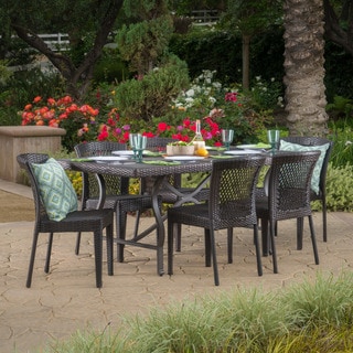 Charleston Outdoor 7-piece Rectangle Dining Set by Christopher Knight Home