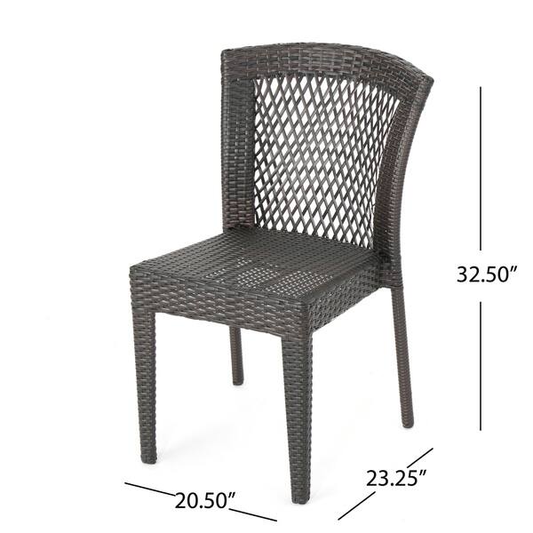 dimension image slide 0 of 2, Charleston Outdoor 7-piece Rectangle Dining Set by Christopher Knight Home