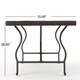 preview thumbnail 6 of 15, Charleston Outdoor 7-piece Rectangle Dining Set by Christopher Knight Home